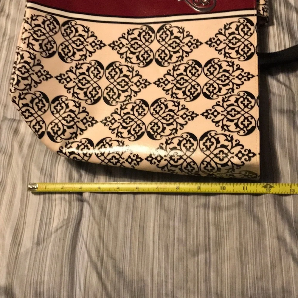 Brighton Pink, Red and Black Patterned Tote